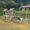Parques infantiles con ecomadera plástica